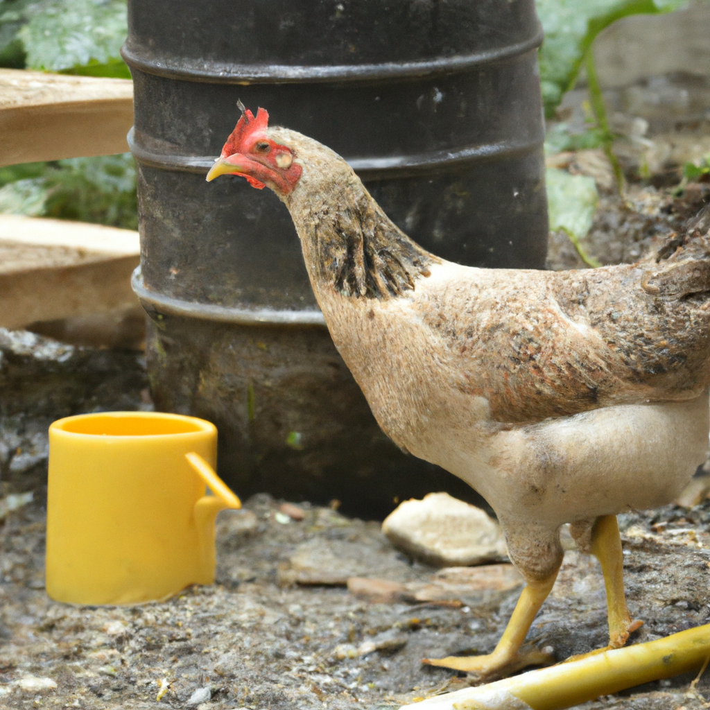 ¿Cómo darles la piperazina a las gallinas?