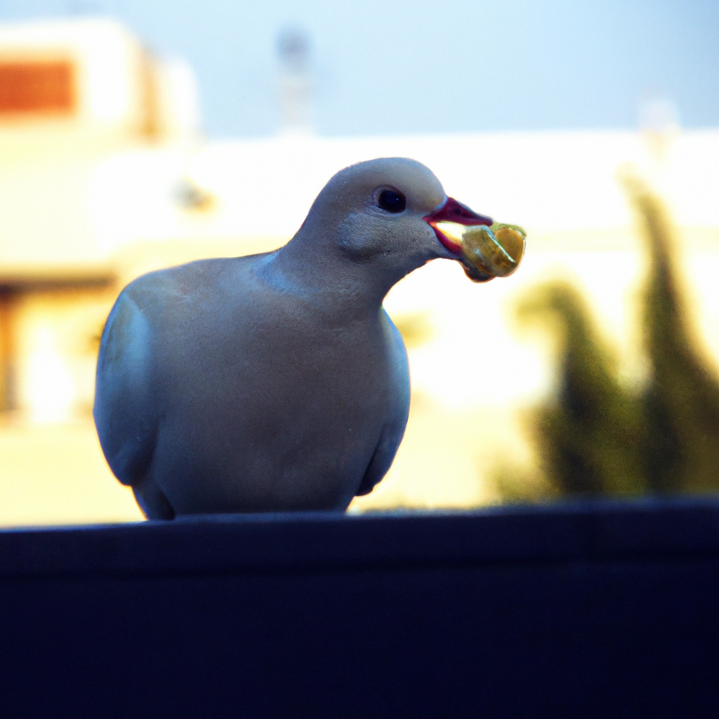 ¿Qué comen las palomas capuchinas?