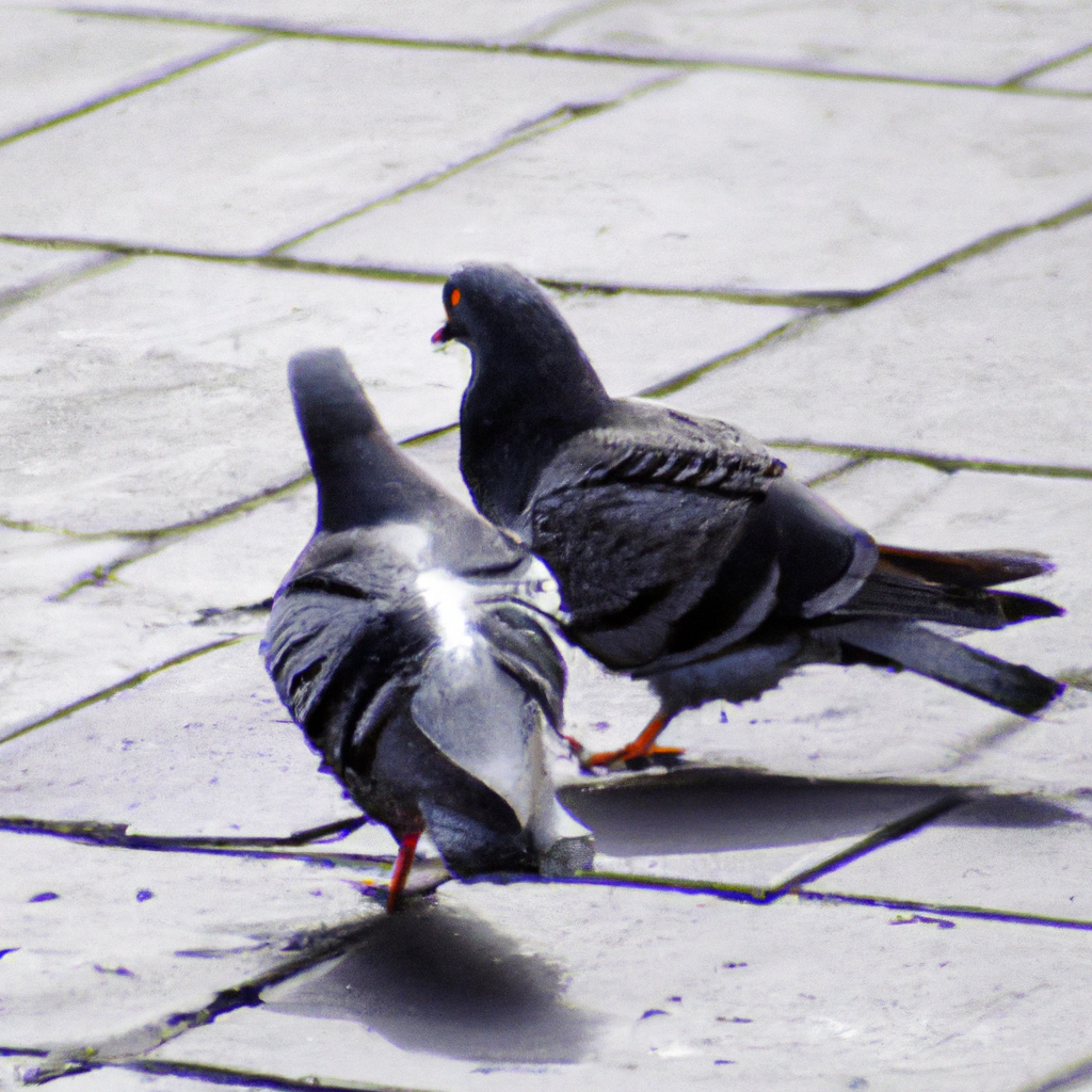 ¿Cuándo es la época de apareamiento de las palomas?